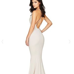 $240 Nookie Nude Evening Gown XS